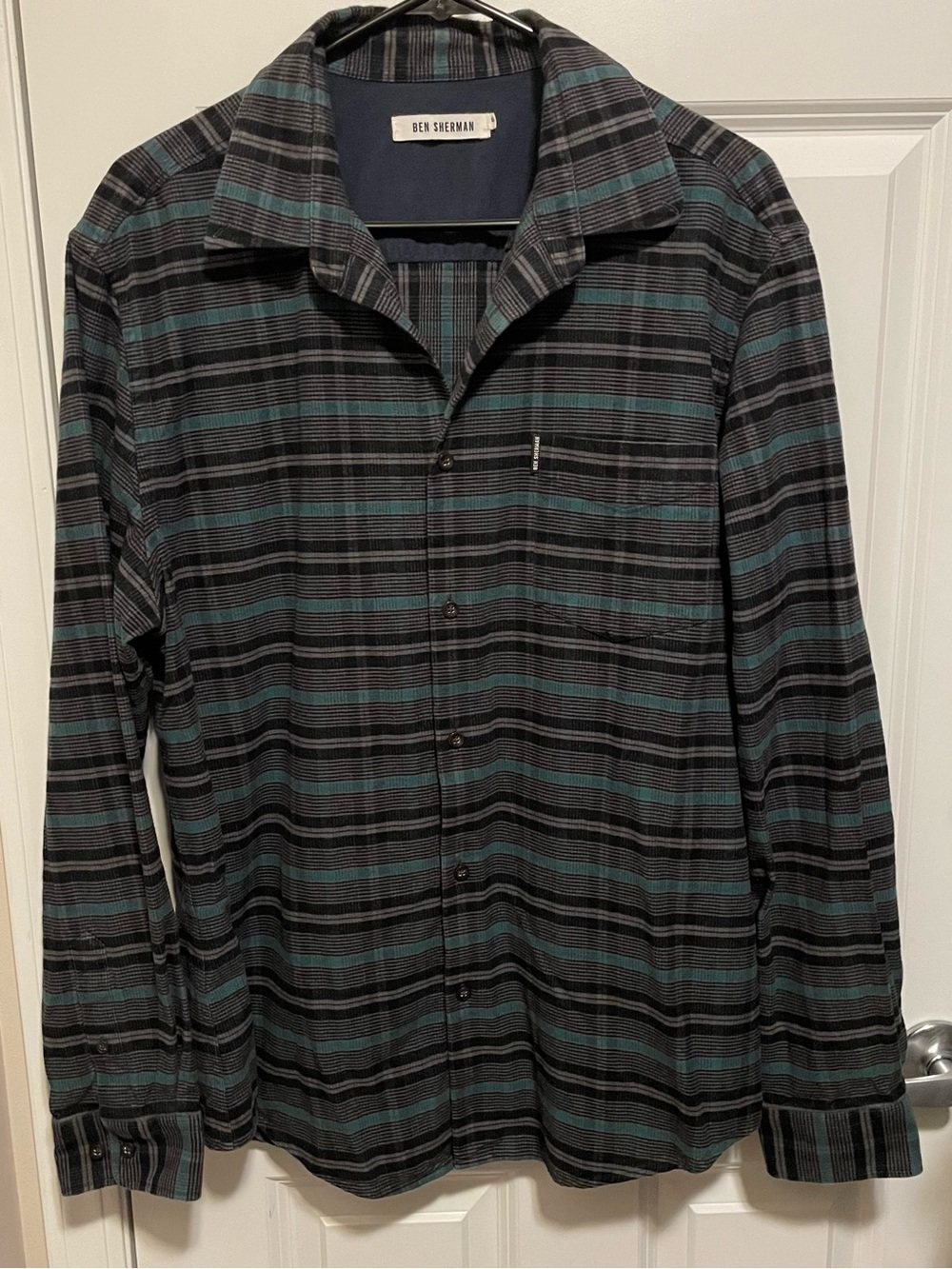 Ben Sherman Mod Fit Striped Button Down Shirt XXL EUC/LIKE NEW